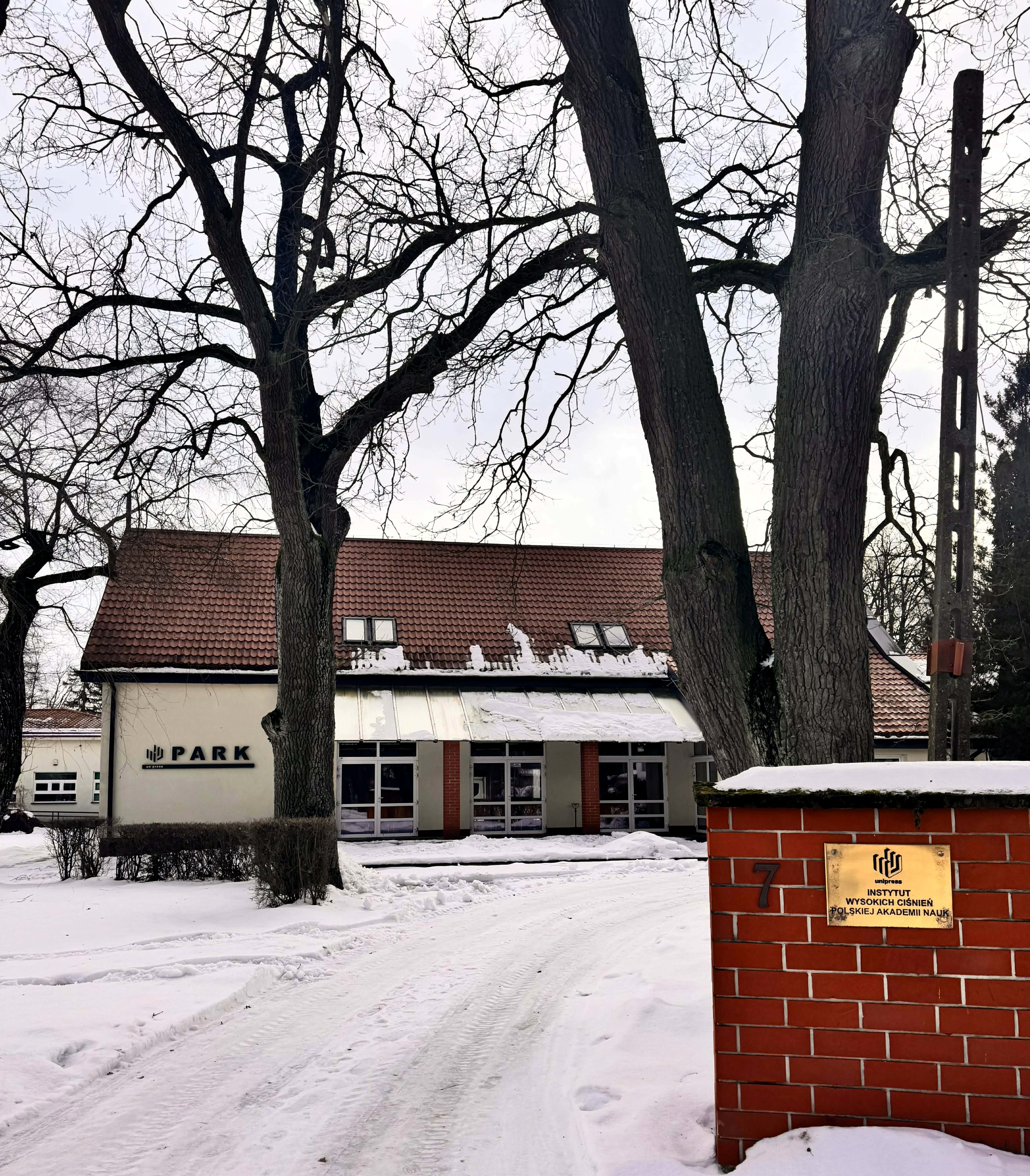 Seminar Room (Celestynów) — winter view